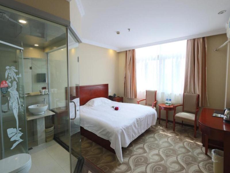 Greentree Inn Shanghai Pudong Airport Huaxia East Road Railway Station Shell Hotel Exterior foto